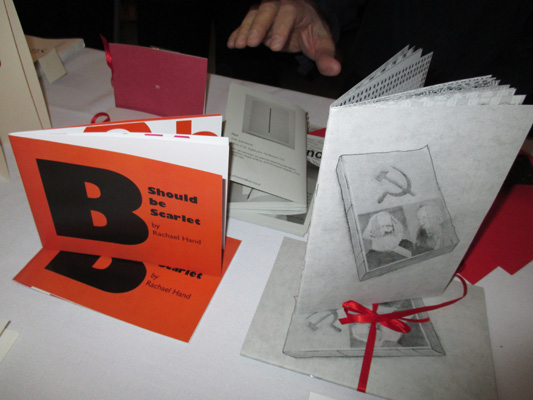 AMBruno: Red at the 17th International Artists' Book Fair, Leeds