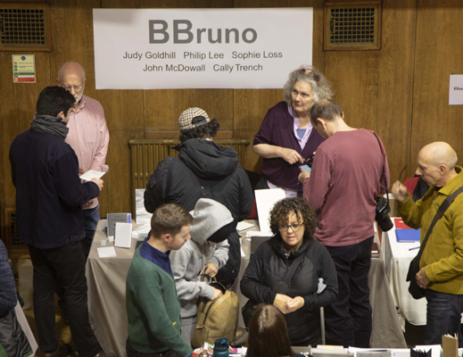 BBruno at the Small Publishers Fair 2019