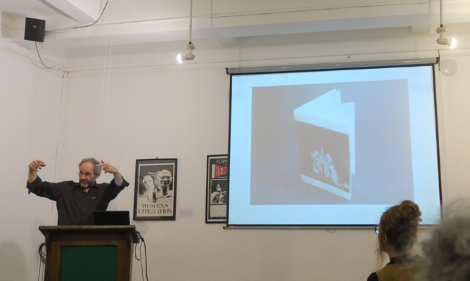 AMBruno: Cover at Small Publishers Fair, London, 2018