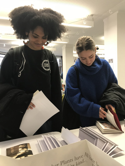 AMBruno: Cover at 21st International Contemporary Artists' Book Fair, Leeds, 2018