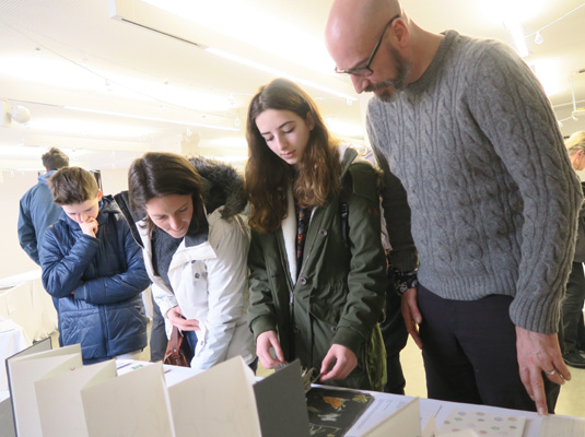 AMBruno: Cover at 21st International Contemporary Artists' Book Fair, Leeds, 2018