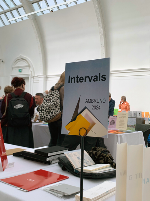 Intervals at PAGES Artist's Book Fair, Leeds 2025