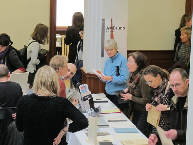 AMBruno: Lists etc. at the 17th International Artists' Book Fair, Leeds