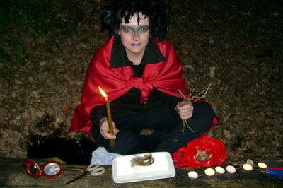 ritual in the woods by Manya Doñaque