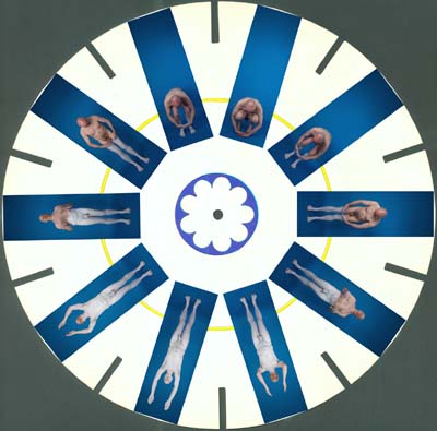 White Phenakistoscope, White V by Philip Lee