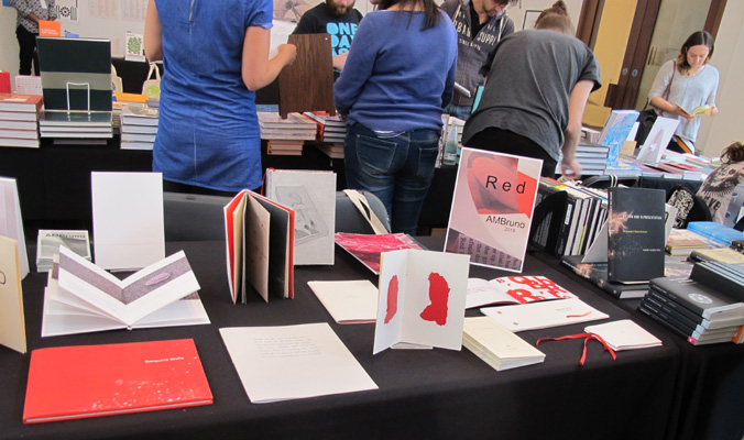 AMBruno: Red at The London Art Book Fair, Whitechapel Gallery