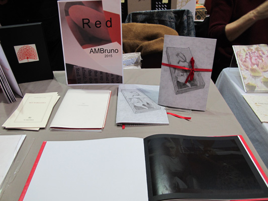 AMBruno: Red at Small Publishers Fair, London