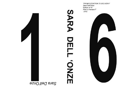 From intention to delivery by Sara Dell'Onze