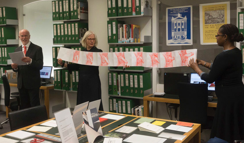 AMBruno Show and Tell  at Tate Britain, 2017