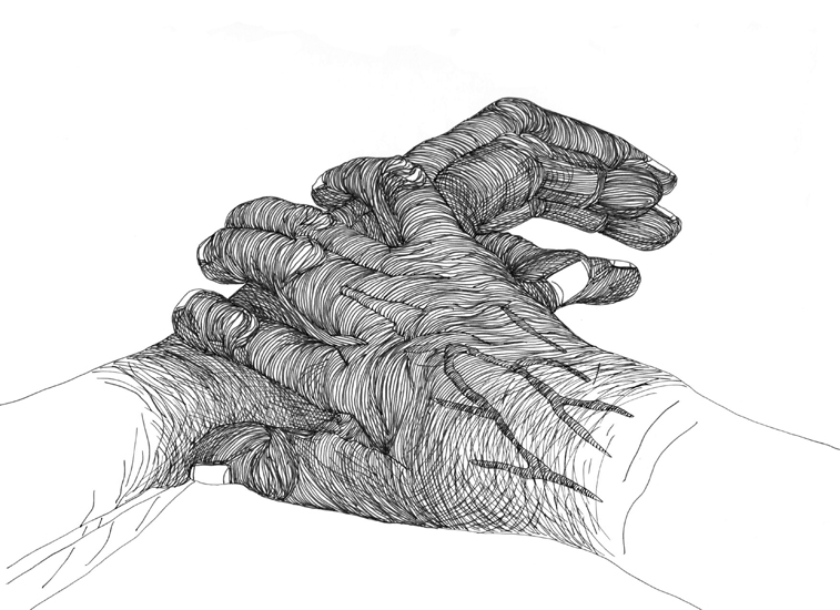 Cally Trench - Left hand, Right Hand 190, Saturday
10th February, 1.01-2.01 pm