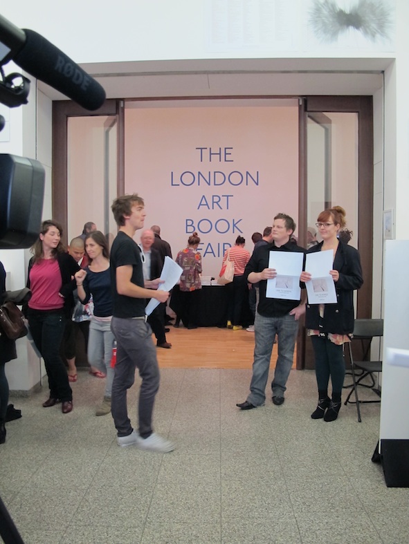 Ode to Words by Sophie Loss, London Art Book Fair 2011